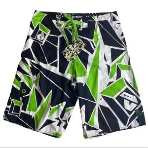NWT DunkelVolk Swim Trunks Board Shorts. Size 34